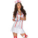 Еротичний костюм медсестри Leg Avenue Head Nurse M/L, сукня, аксесуар на голову, стетоскоп