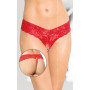 Жіночі трусики SoftLine Thongs 2440 Червоні M/L
