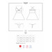 Эротический кружевной комплект с сеточкой Obsessive 838-BAB-1 babydoll & thong black XXL