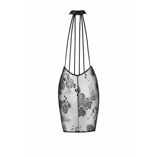 Платье Noir Handmade F240 Midi tulle dress with velvet straps, XL