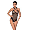 Сетчатый боди с халтером Passion Amanda Body black S/M