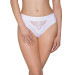 Трусики з широкою резинкою і мереживом Passion PS001 PANTIES XL, white