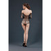 Сітчасте боді зі стразами Moonlight Model 09 Black XS-L, відкриті плечі