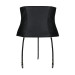 Пояс-корсет из экокожи Passion Celine Set black 4XL/5XL