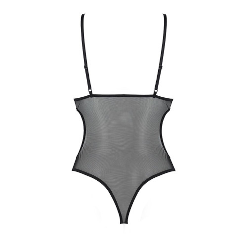Боди с ажурным лифом Passion Christa Body black S/M