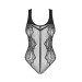 Еротичне боді з доступом Obsessive B335 crotchless teddy S/M/L