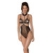 Боді з відкритими грудьми Passion DOMINICA BODY black XXL/XXXL