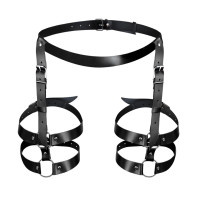 Кожаные гартеры Art of Sex - Melani Leather garters XS-M Черные Кожаные гартеры Art of Sex - Melani Leather garters XS-M Черные