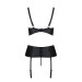Корсет с открытой грудью Passion JANNIES CORSET black S/M