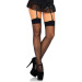 Сексуальные чулки под подвязки Leg Avenue Sheer Stockings Black, one size