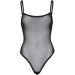Эротическое боди Leg Avenue Cami bodysuit with thong Black M/L, на бретелях