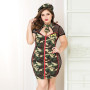 Еротичний костюм JSY P71121 Камуфляж Plus Size