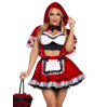 Костюм Червоної Шапочки Leg Avenue Flirty Miss Red Top and Skirt L