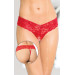 Жіночі трусики SoftLine Thongs 2440 Червоні S/M