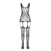 Бодистокинг Passion ECO BS007 white, с доступом