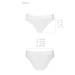 Трусики с прозрачной вставкой Passion PS002 PANTIES L, white