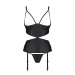 Корсет с открытой грудью Passion JANNIES CORSET black S/M