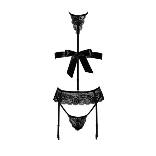Комплект Noir Handmade Kissable Bondage Kiss Set Black S/M