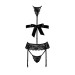 Комплект Noir Handmade Kissable Bondage Kiss Set Black S/M