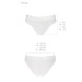 Трусики с прозрачной вставкой Passion PS006 PANTIES M, white