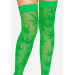 Чулки с рисунком Leg Avenue 420 Net thigh highs Green