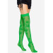 Чулки с рисунком Leg Avenue 420 Net thigh highs Green