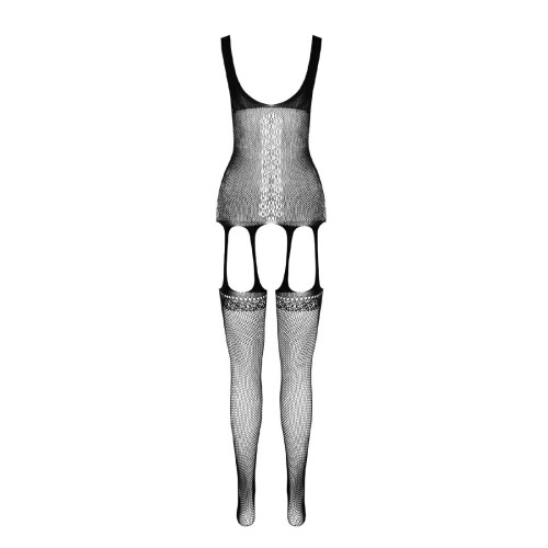 Бодистокинг Passion ECO BS007 white, с доступом