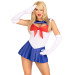 Эротический костюм Сейлор Мун Leg Avenue Sexy Sailor XS, платье, перчатки, бант