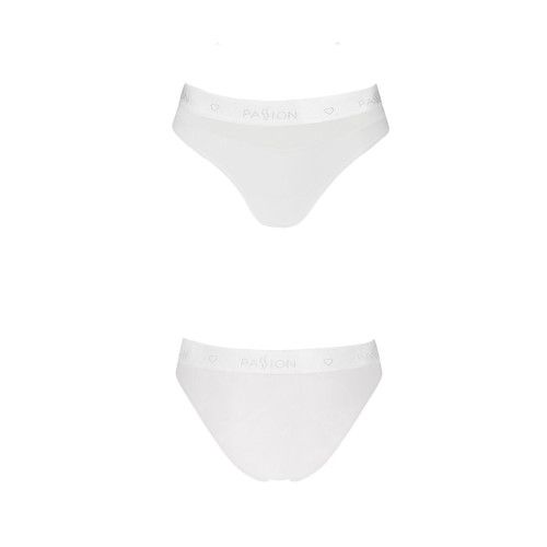 Трусики с прозрачной вставкой Passion PS006 PANTIES M, white