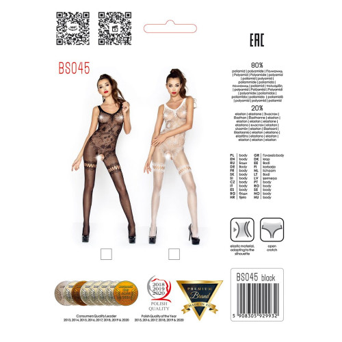 Бодістокінг Passion BS045 S/XL Білий