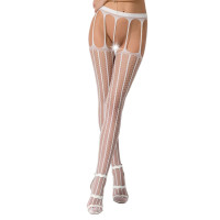 Еротичні колготки Passion S004 Білі S/M/L