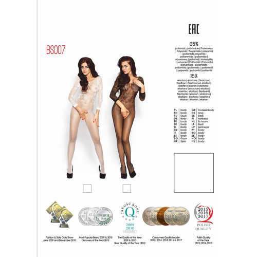 Бодистокинг Passion BS007 S/XL Черный