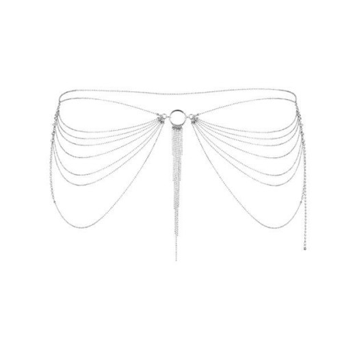 Ланцюжок трусики або ліф Bijoux Indiscrets Magnifique Waist Chain Сріблястий