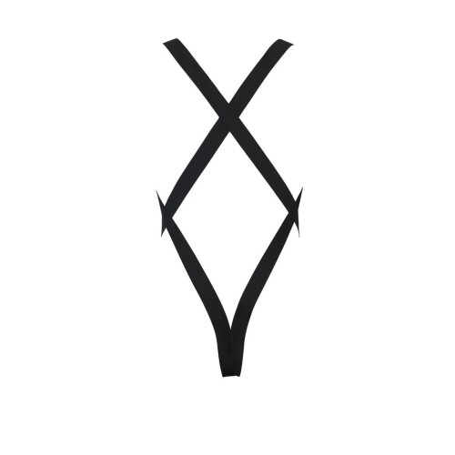 Мужское сетчатое боди Passion 040 Leon Black XXL/XXXL