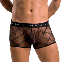 Мужские прозрачные боксеры Passion 032 Short James Black S/M Мужские прозрачные боксеры Passion 032 Short James Black S/M