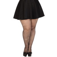 Колготки Leg Avenue Rhinestone micro net tights Plus size Black, мелкая сетка, стразы Колготки Leg Avenue Rhinestone micro net tights Plus size Black, мелкая сетка, стразы