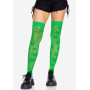 Чулки с рисунком Leg Avenue 420 Net thigh highs Green