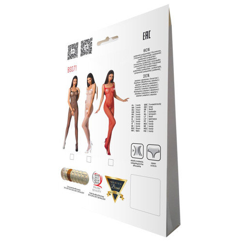 Бодістокінг Passion BS071 Білий S/M/L