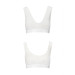 Спортивный топ из эластичного хлопка Passion PS005 TOP S, white