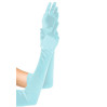 Длинные атласные перчатки Leg Avenue Extra Long Satin Gloves, One Size, светло-голубые