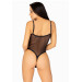 Эротическое боди Leg Avenue Cami bodysuit with thong Black S/M, на бретелях