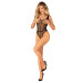 Эротическое боди с доступом Obsessive B336 crotchless teddy S/M/L