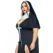 Костюм монашки-грешницы Leg Avenue Sultry Sinner 1X-2X, платье, головной убор, воротник