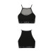 Спортивний топ з прозорою вставкою Passion PS006 TOP M, black