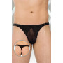 Чоловічі труси SoftLine Thongs 4502 Чорні M/L