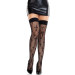 Панчохи Leg Avenue Worship Me Cross Net Thigh Highs One Size