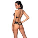 Белье с открытым доступом Passion MOONLIGHT SET black S/M