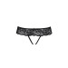 Кружевные стринги с доступом Passion Senia Thong black L/XL