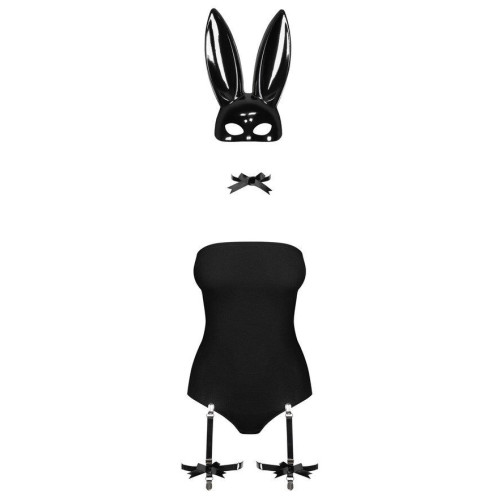 Еротичний костюм кролика Obsessive Bunny costume яорний S/M