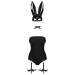 Еротичний костюм кролика Obsessive Bunny costume яорний S/M